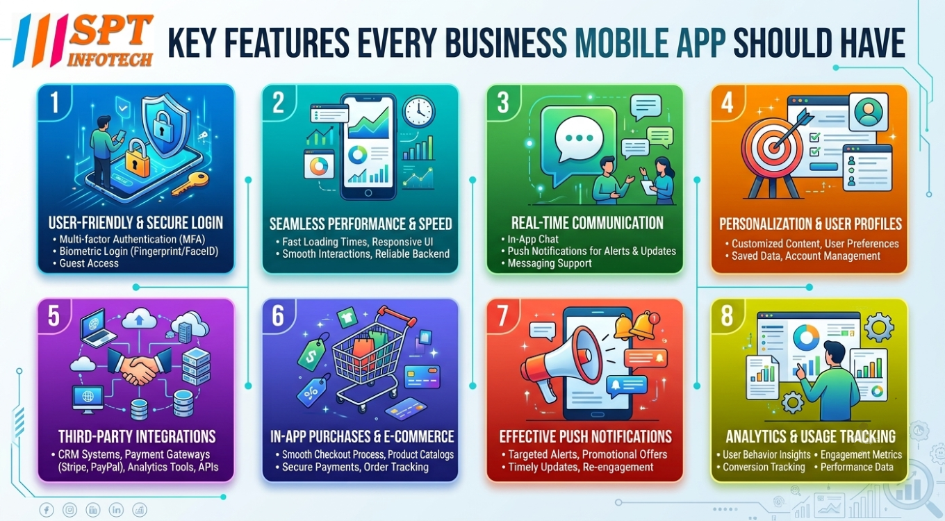 Key Features Every Business Mobile App Should Have