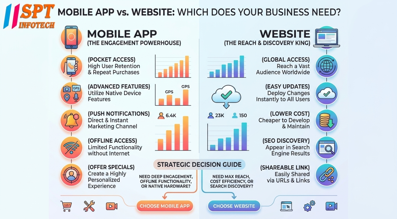 Mobile App v/s Website: Which Does Your Business Need?